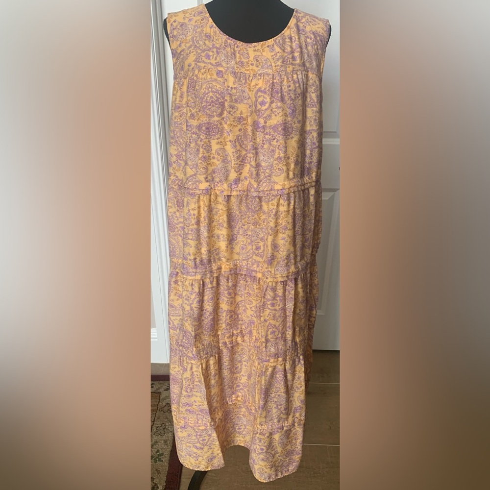 J.Jill Multicolor Tiered Maxi Dress - Picture 2 of 10